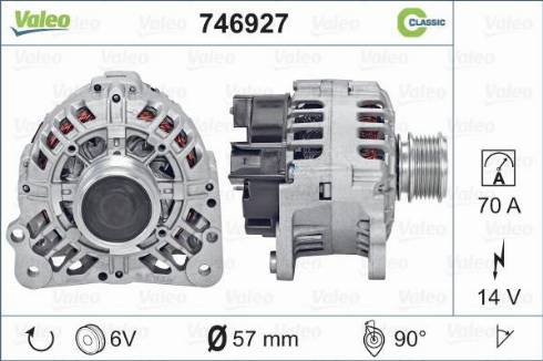 Valeo 746927 - Alternatore autozon.pro