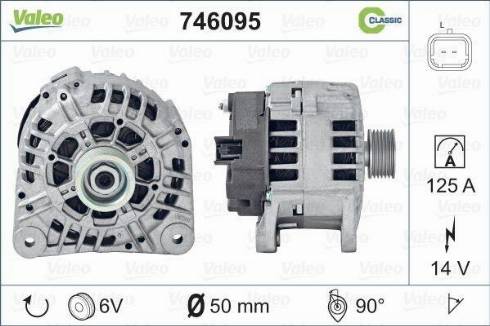 Valeo 746095 - Alternatore autozon.pro