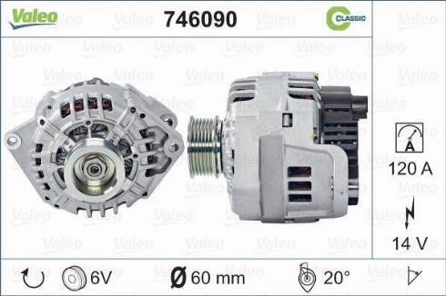 Valeo 746090 - Alternatore autozon.pro