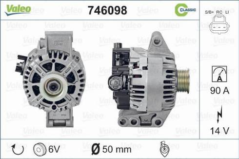 Valeo 746098 - Alternatore autozon.pro