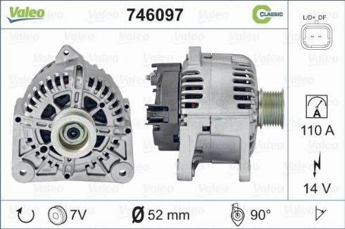 Valeo 746097 - Alternatore autozon.pro