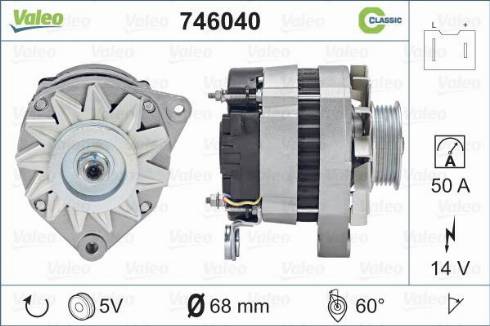 Valeo 746040 - Alternatore autozon.pro