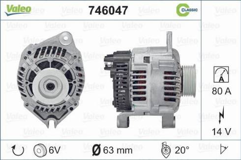 Valeo 746047 - Alternatore autozon.pro