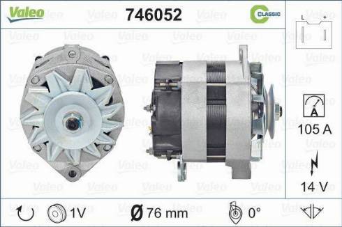 Valeo 746052 - Alternatore autozon.pro