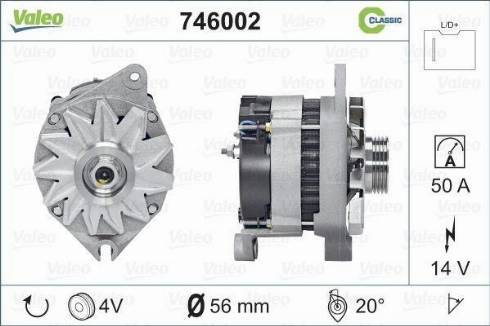 Valeo 746002 - Alternatore autozon.pro