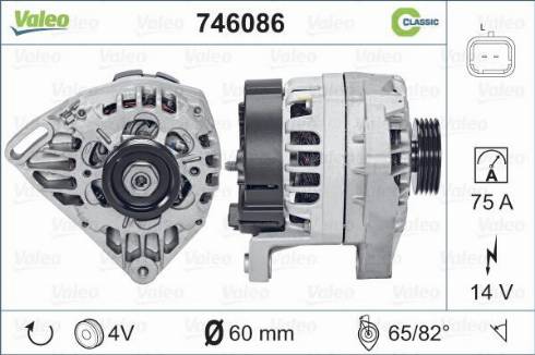 Valeo 746086 - Alternatore autozon.pro