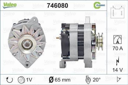 Valeo 746080 - Alternatore autozon.pro