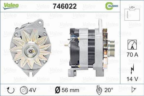 Valeo 746022 - Alternatore autozon.pro