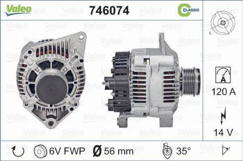 Valeo 746074 - Alternatore autozon.pro