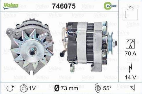 Valeo 746075 - Alternatore autozon.pro