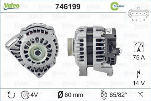 Valeo 746199 - Alternatore autozon.pro