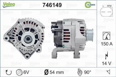 Valeo 746149 - Alternatore autozon.pro