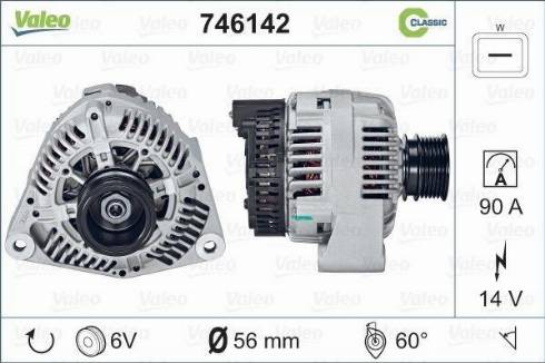 Valeo 746142 - Alternatore autozon.pro