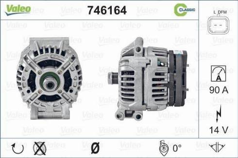 Valeo 746164 - Alternatore autozon.pro