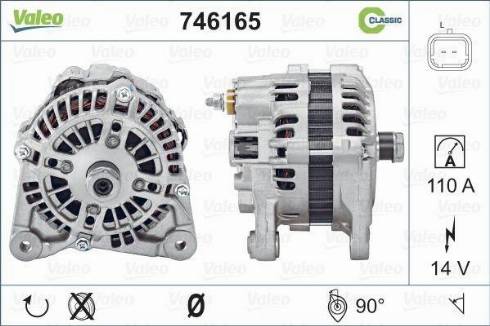 Valeo 746165 - Alternatore autozon.pro