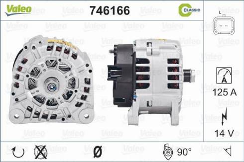 Valeo 746166 - Alternatore autozon.pro