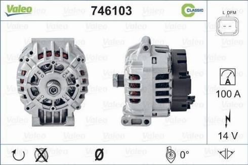 Valeo 746103 - Alternatore autozon.pro