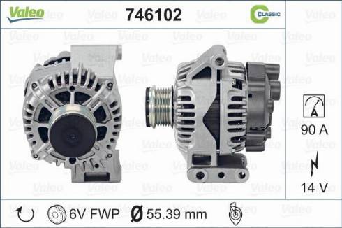 Valeo 746102 - Alternatore autozon.pro