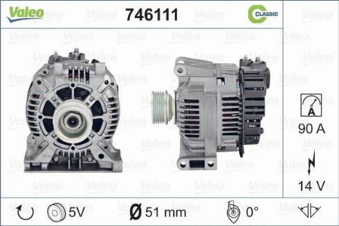 Valeo 746111 - Alternatore autozon.pro