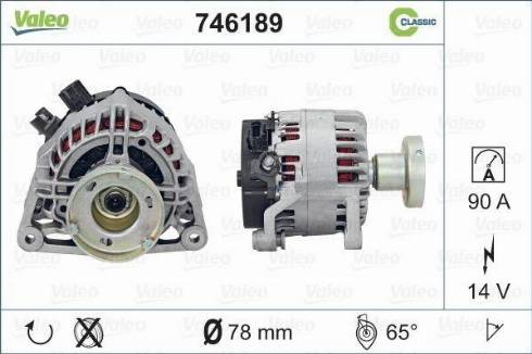 Valeo 746189 - Alternatore autozon.pro