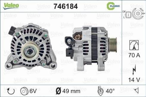 Valeo 746184 - Alternatore autozon.pro