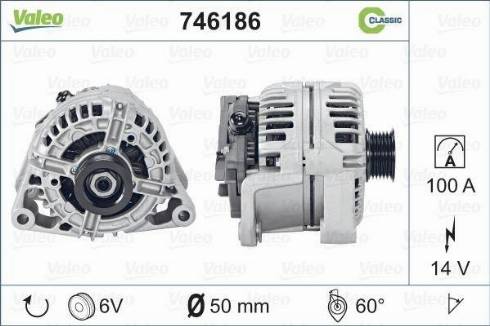 Valeo 746186 - Alternatore autozon.pro