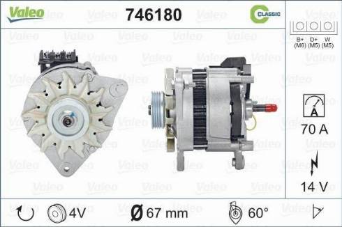 Valeo 746180 - Alternatore autozon.pro