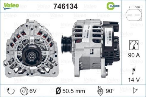 Valeo 746134 - Alternatore autozon.pro