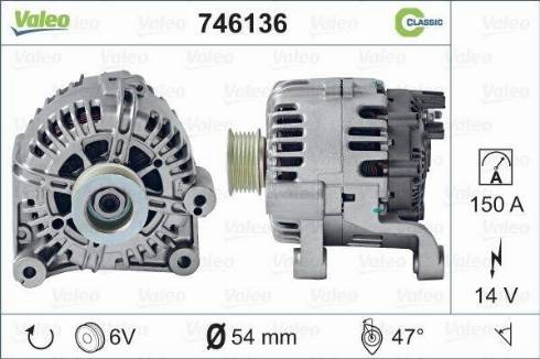 Valeo 746136 - Alternatore autozon.pro