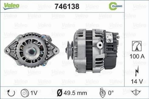 Valeo 746138 - Alternatore autozon.pro