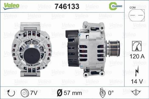 Valeo 746133 - Alternatore autozon.pro