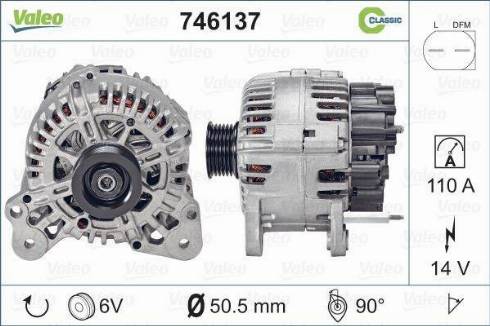 Valeo 746137 - Alternatore autozon.pro