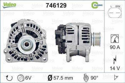 Valeo 746129 - Alternatore autozon.pro