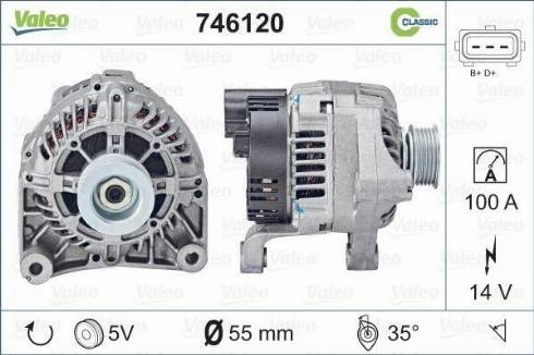 Valeo 746120 - Alternatore autozon.pro