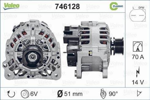 Valeo 746128 - Alternatore autozon.pro