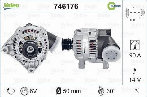 Valeo 746176 - Alternatore autozon.pro