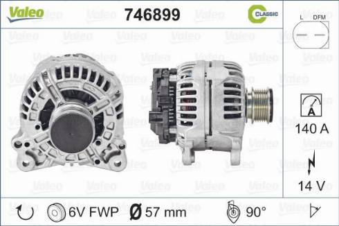 Valeo 746899 - Alternatore autozon.pro