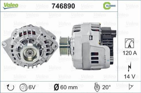 Valeo 746890 - Alternatore autozon.pro