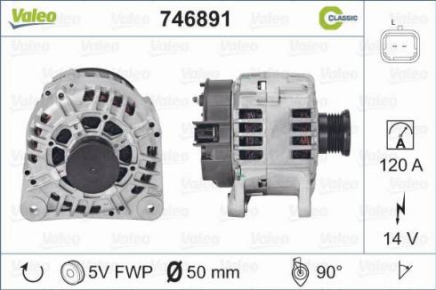 Valeo 746891 - Alternatore autozon.pro