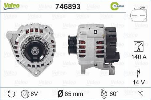 Valeo 746893 - Alternatore autozon.pro