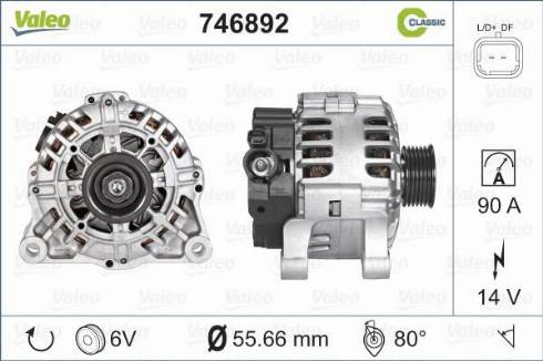 Valeo 746892 - Alternatore autozon.pro