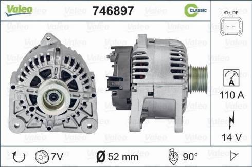 Valeo 746897 - Alternatore autozon.pro