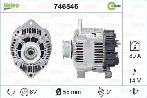 Valeo 746846 - Alternatore autozon.pro