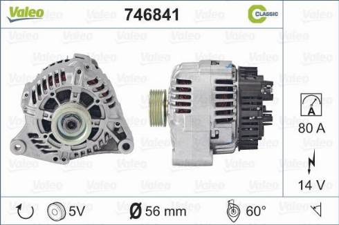 Valeo 746841 - Alternatore autozon.pro