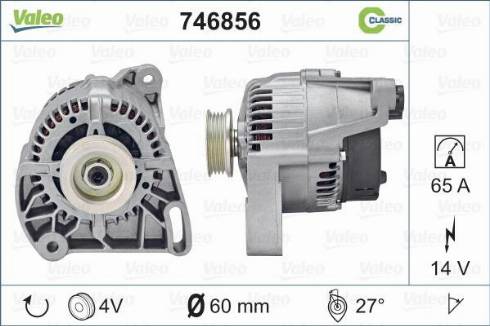 Valeo 746856 - Alternatore autozon.pro