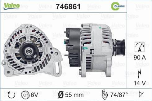 Valeo 746861 - Alternatore autozon.pro