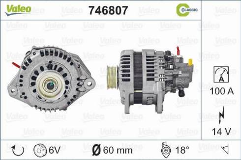 Valeo 746807 - Alternatore autozon.pro