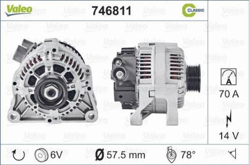 Valeo 746811 - Alternatore autozon.pro