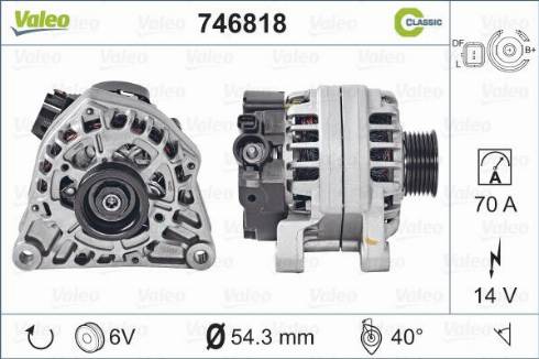 Valeo 746818 - Alternatore autozon.pro