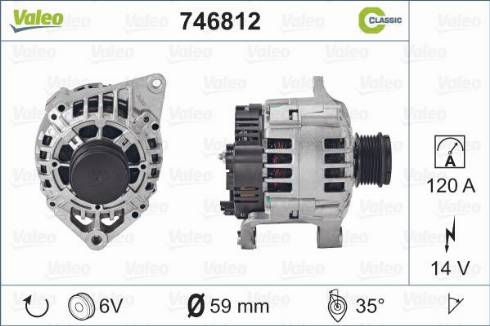 Valeo 746812 - Alternatore autozon.pro